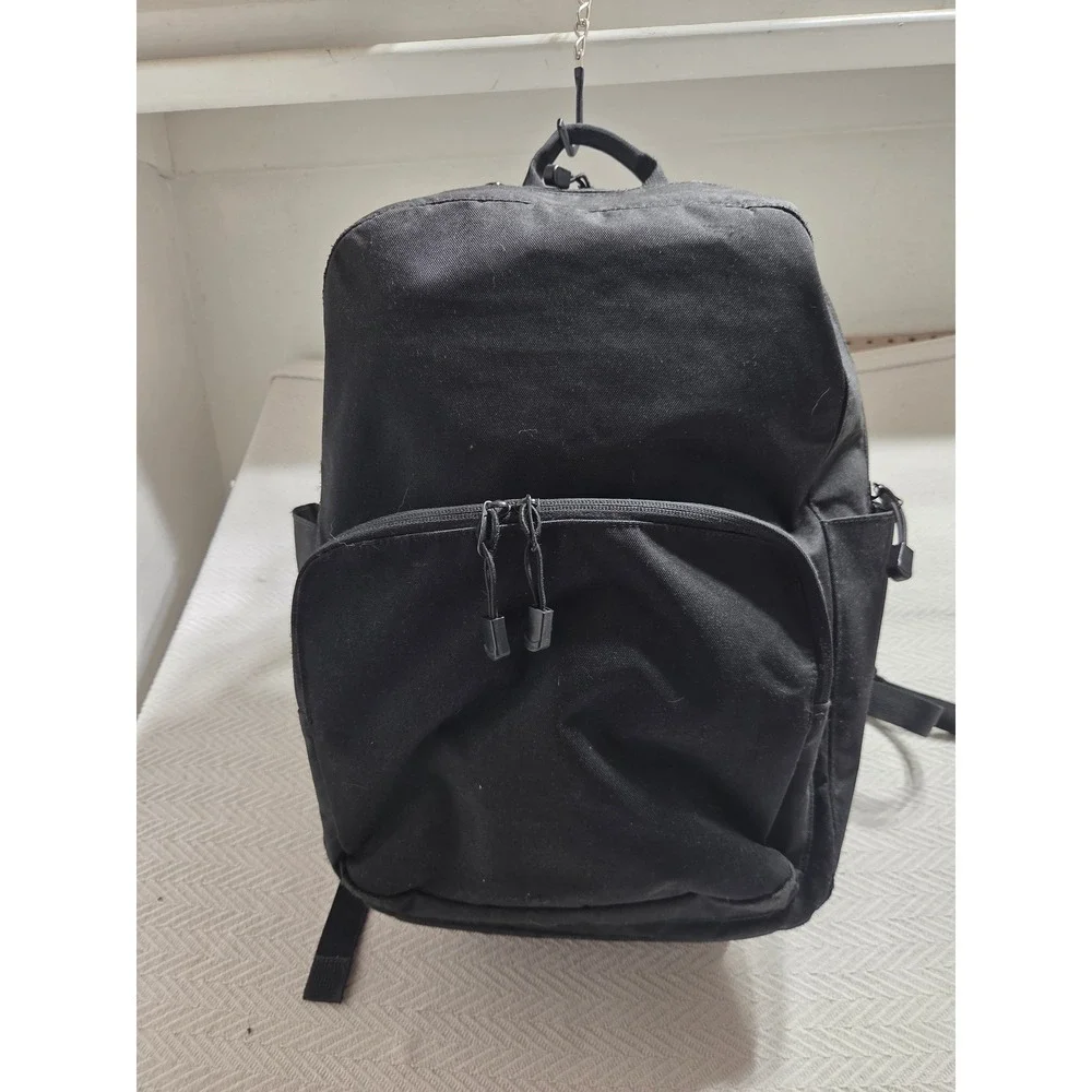 Lo & Sons Hanover 2 Black Laptop Backpack Travel Commuter 13